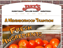 Tablet Screenshot of jakesrestaurants.com